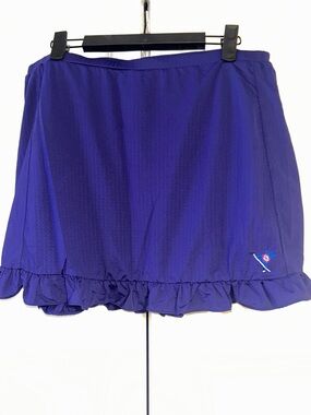 G Lifestyle Purple Athletic Skort